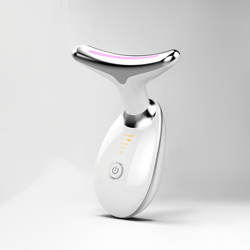 Appareil de massage visage LED noir