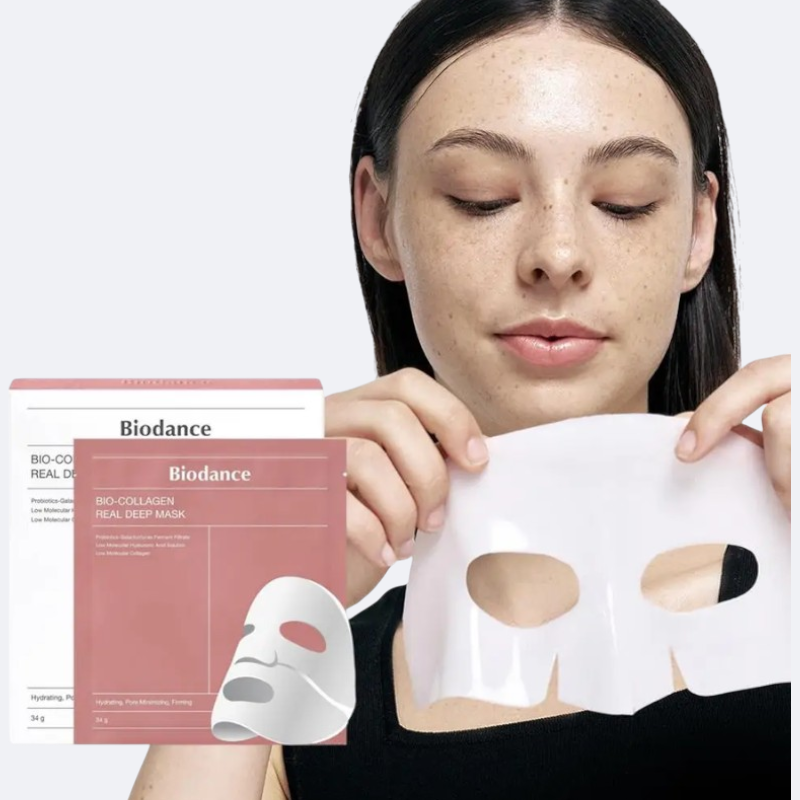 Masque visage au collagene