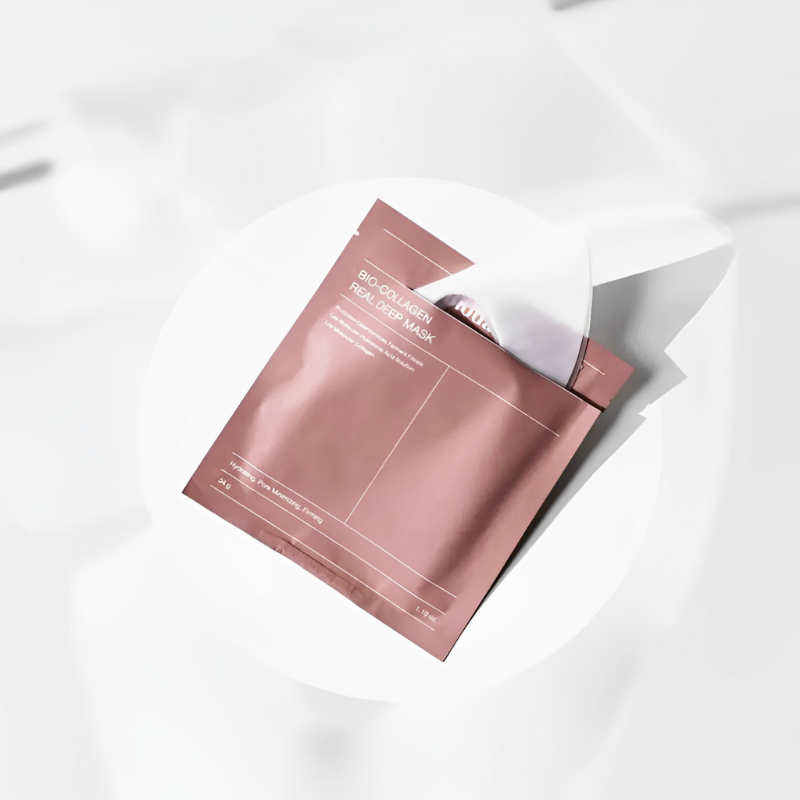 Masque visage au collagene