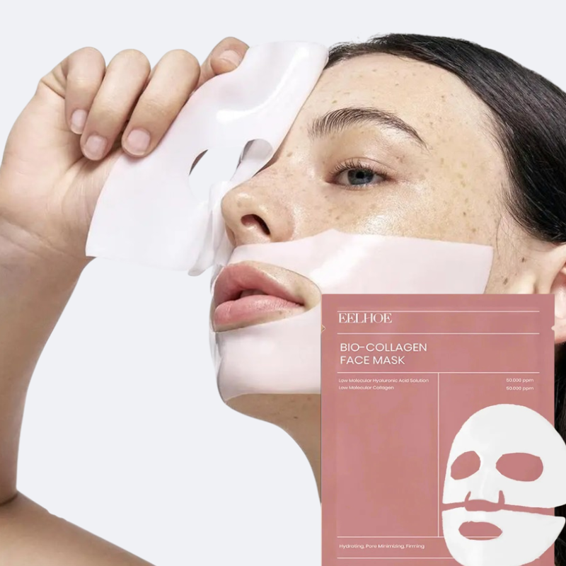 Masque visage au collagene