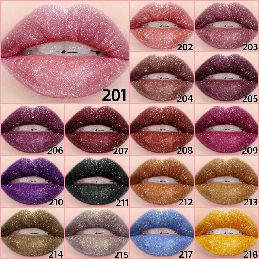 Gloss scintillant huile a levres - 18 teintes