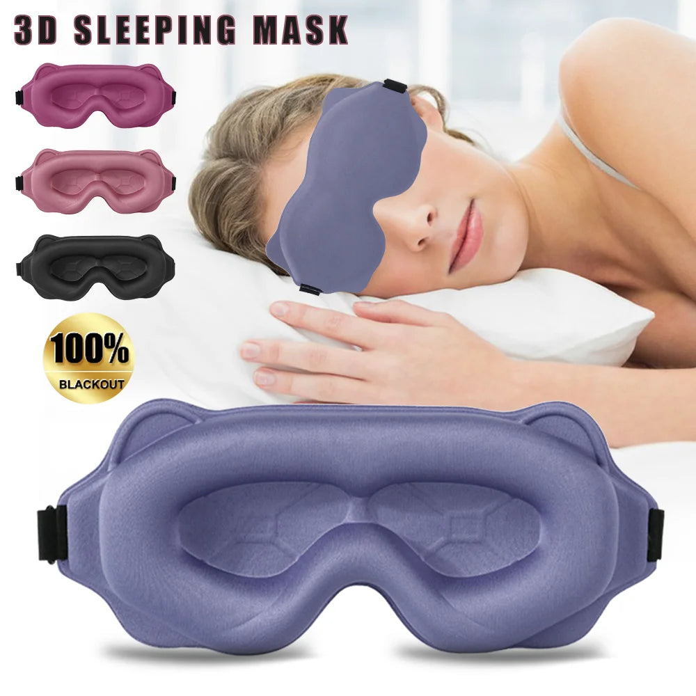 Masque de nuit 3D en mousse a memoire de forme