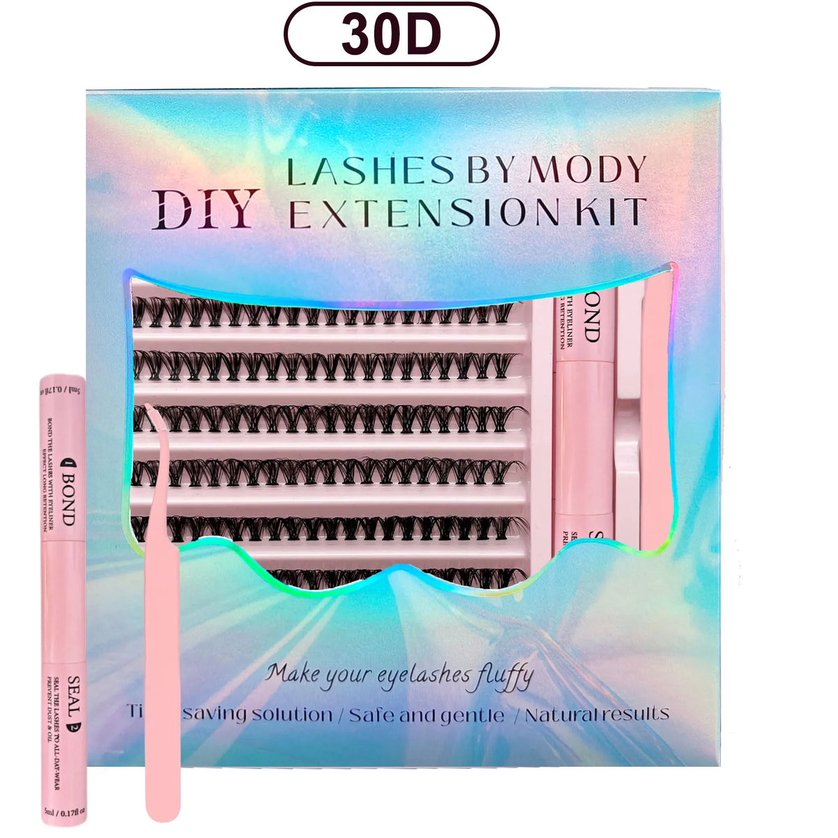 Kit faux cils en grappes a poser soi-meme (200 grappes)