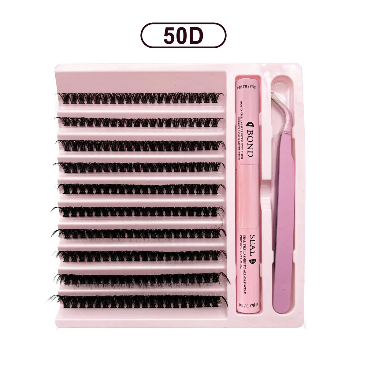 Kit faux cils en grappes a poser soi-meme (200 grappes)