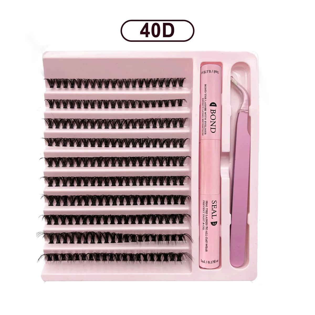 Kit faux cils en grappes a poser soi-meme (200 grappes)