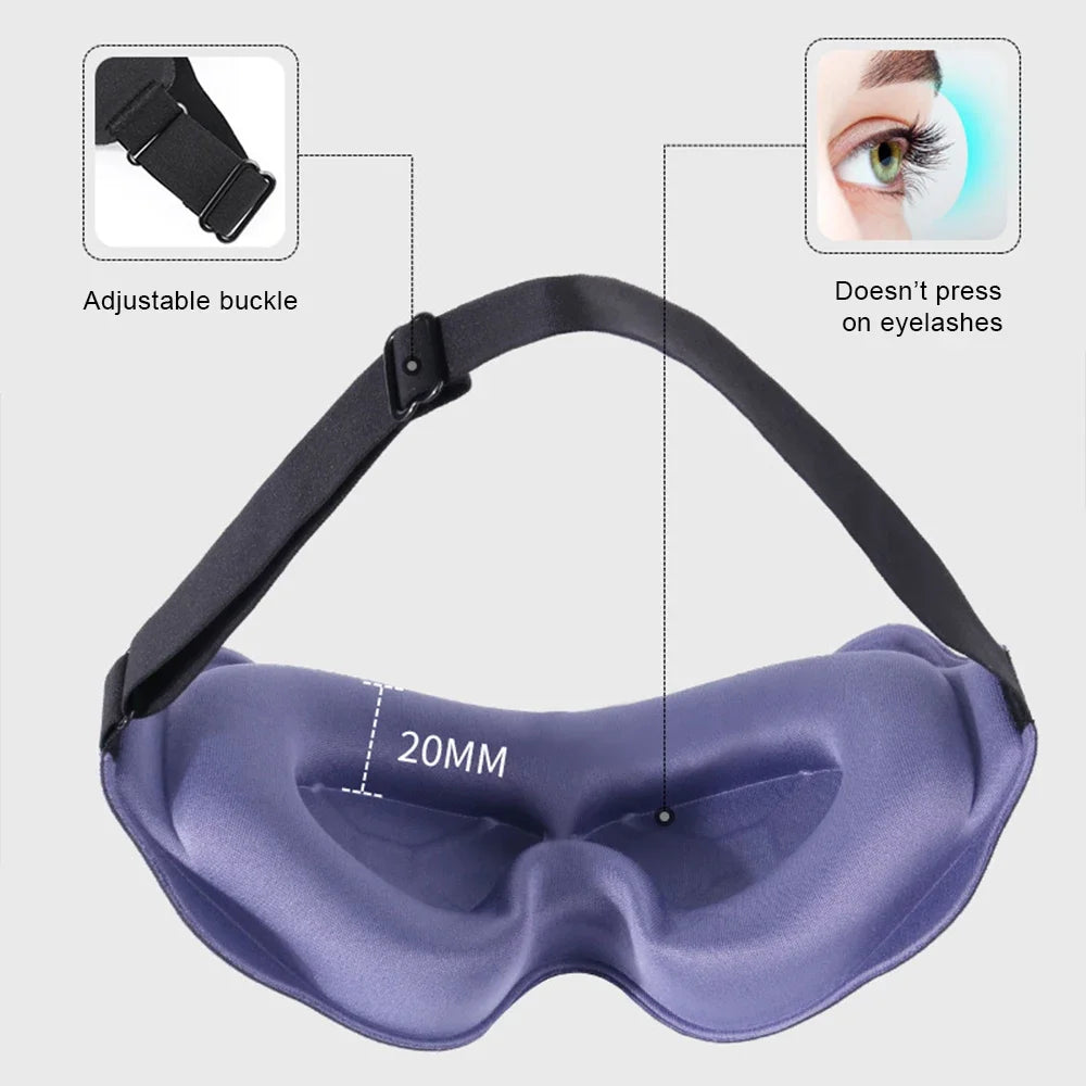 Masque de nuit 3D en mousse a memoire de forme