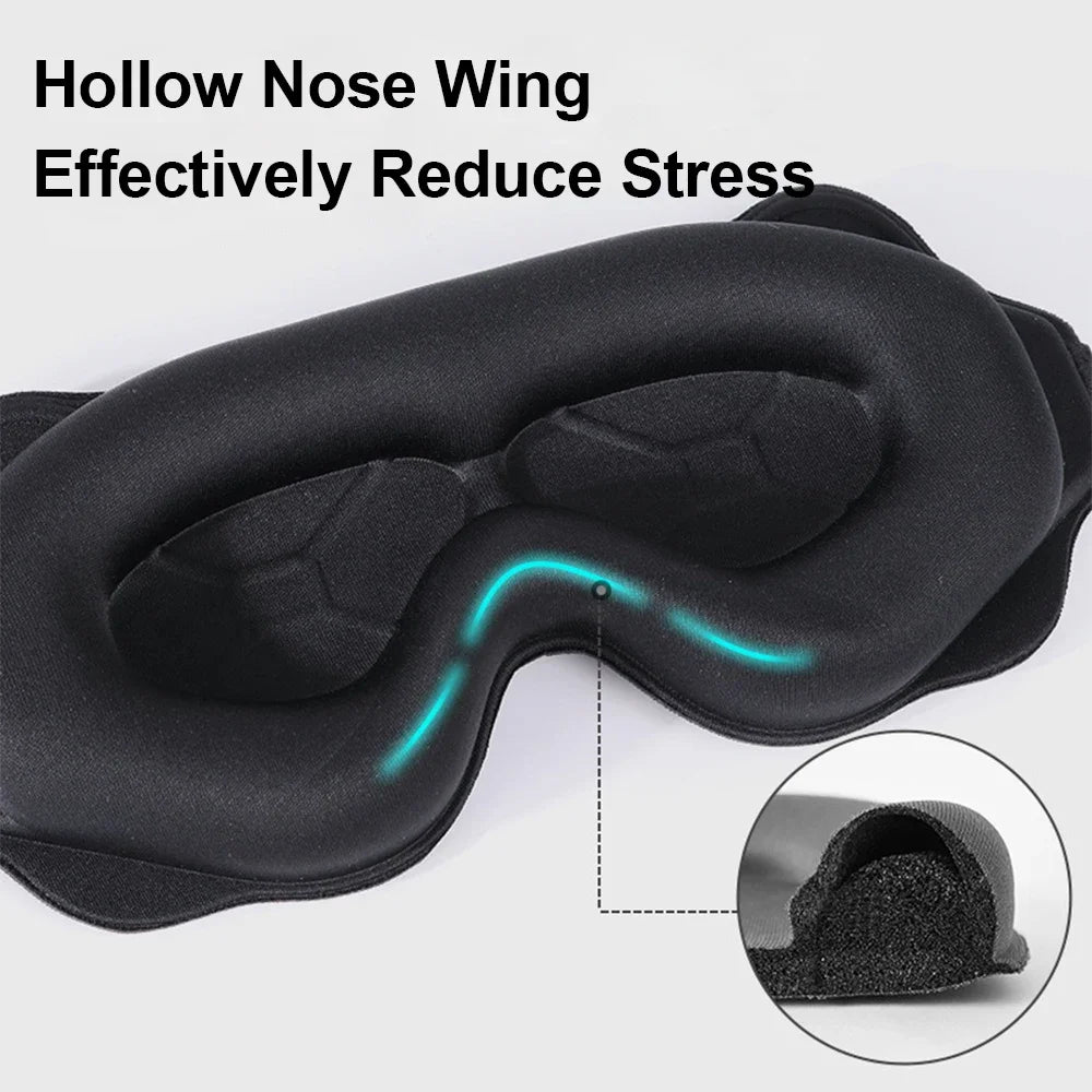 Masque de nuit 3D en mousse a memoire de forme